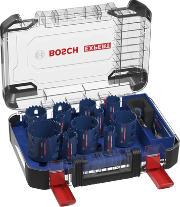BoschEXPERT 多材料动力更换加孔锯套装。.
